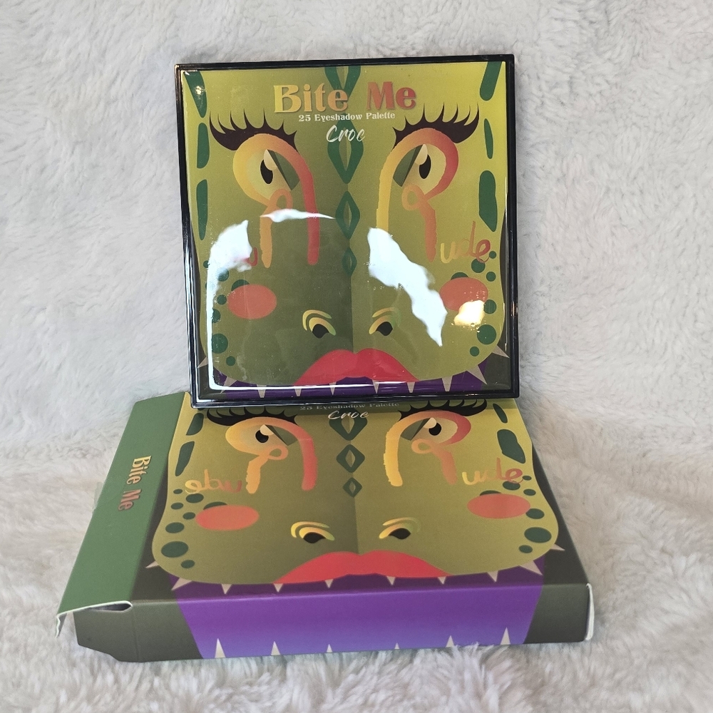 Bite Me Croc Eyeshadow Palette By Rude